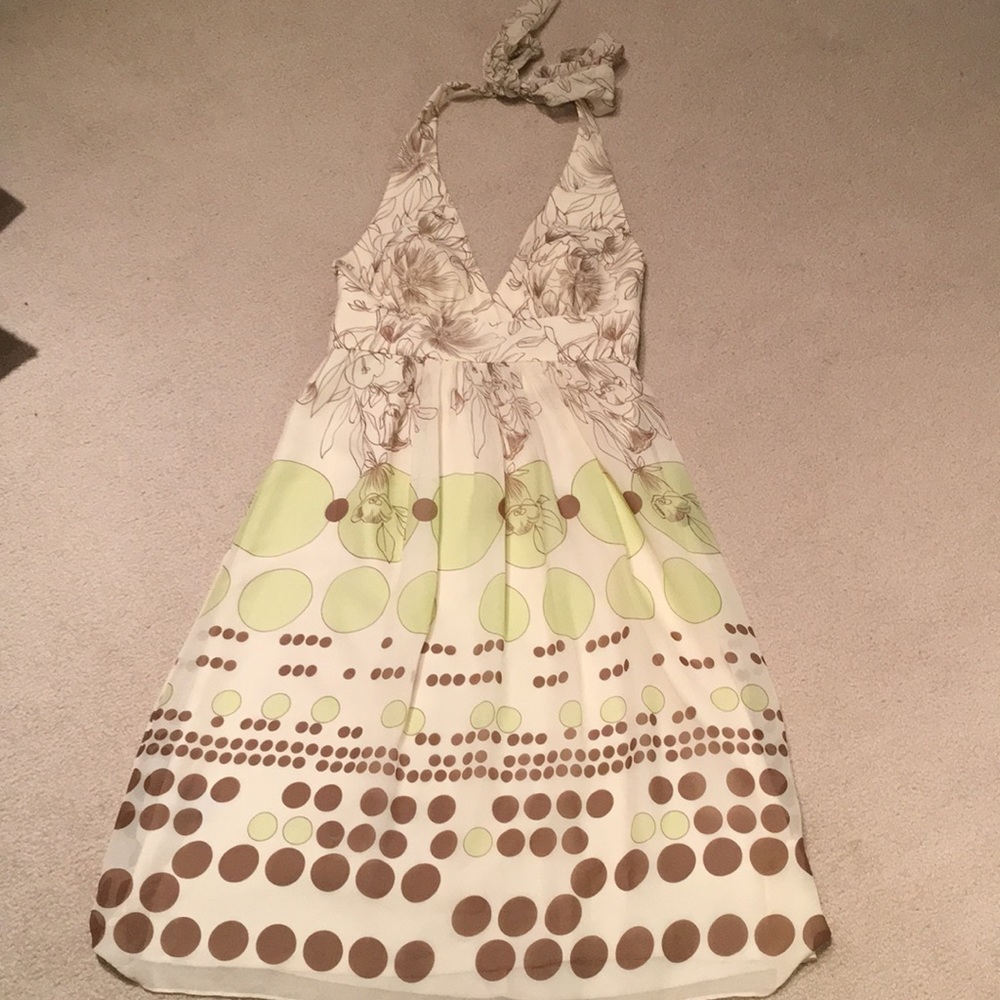 Max and Cleo silk halter dress size 6